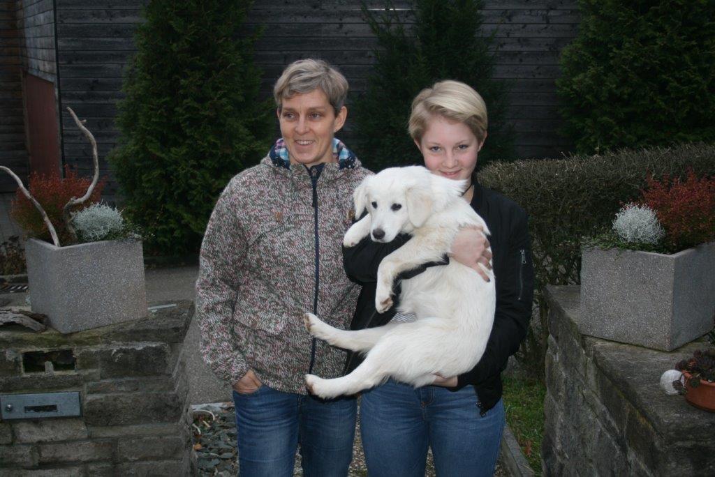 Sophia auf dem Weg ins neue Zuhause